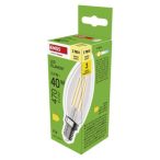   LED izzó Filament gyertya / E14 / 3,4 W (40 W) / 470 lm / Meleg fehér