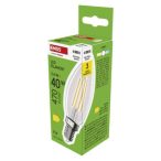   LED izzó Filament gyertya / E14 / 3,4 W (40 W) / 470 lm / Természetes fehér