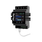   Shelly Pro 4PM Dual Cover - WiFi + Ethernet + Bluetooth modul 2 db motoros redőny vezérlésére, DIN-sínre szerelhető