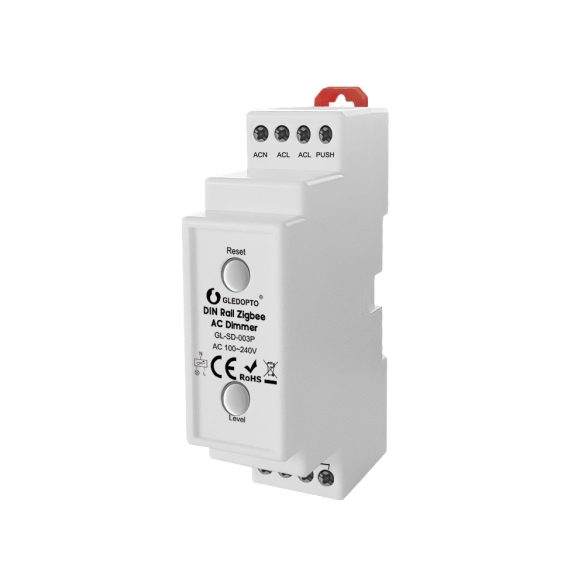 Gledopto GL-SD-003P, Pro Dimmer AC, DIN-sínes (Zigbee+2.4GHz RF)