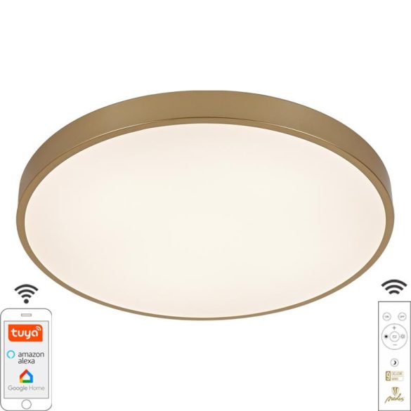 LED mennyezeti lámpa OPÁL + távvezérlő + Wifi 48W - LC902AS/GD