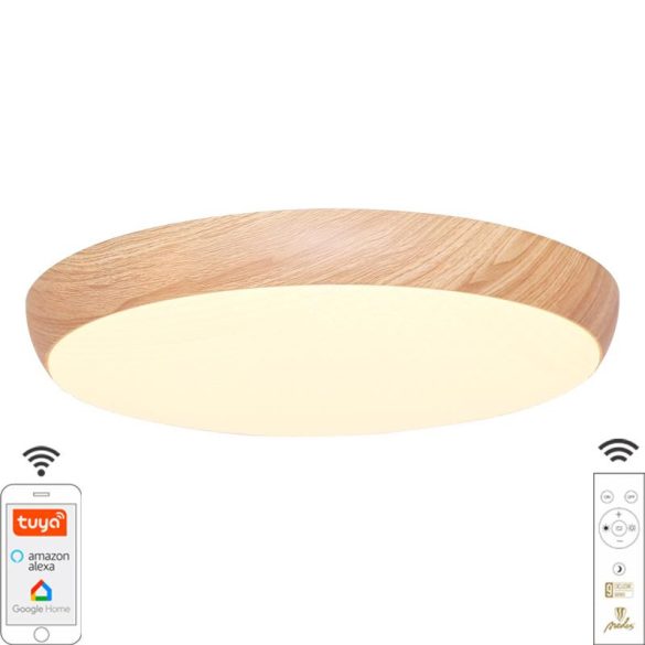 LED mennyezeti lámpa OPÁL + távvezérlő + Wifi 48W - LC942W