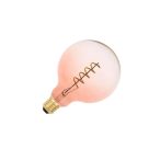   LED Filament SPIRAL 4W PINK - TRANSPARENT - G125 / E27 / 2000K - ZSF124